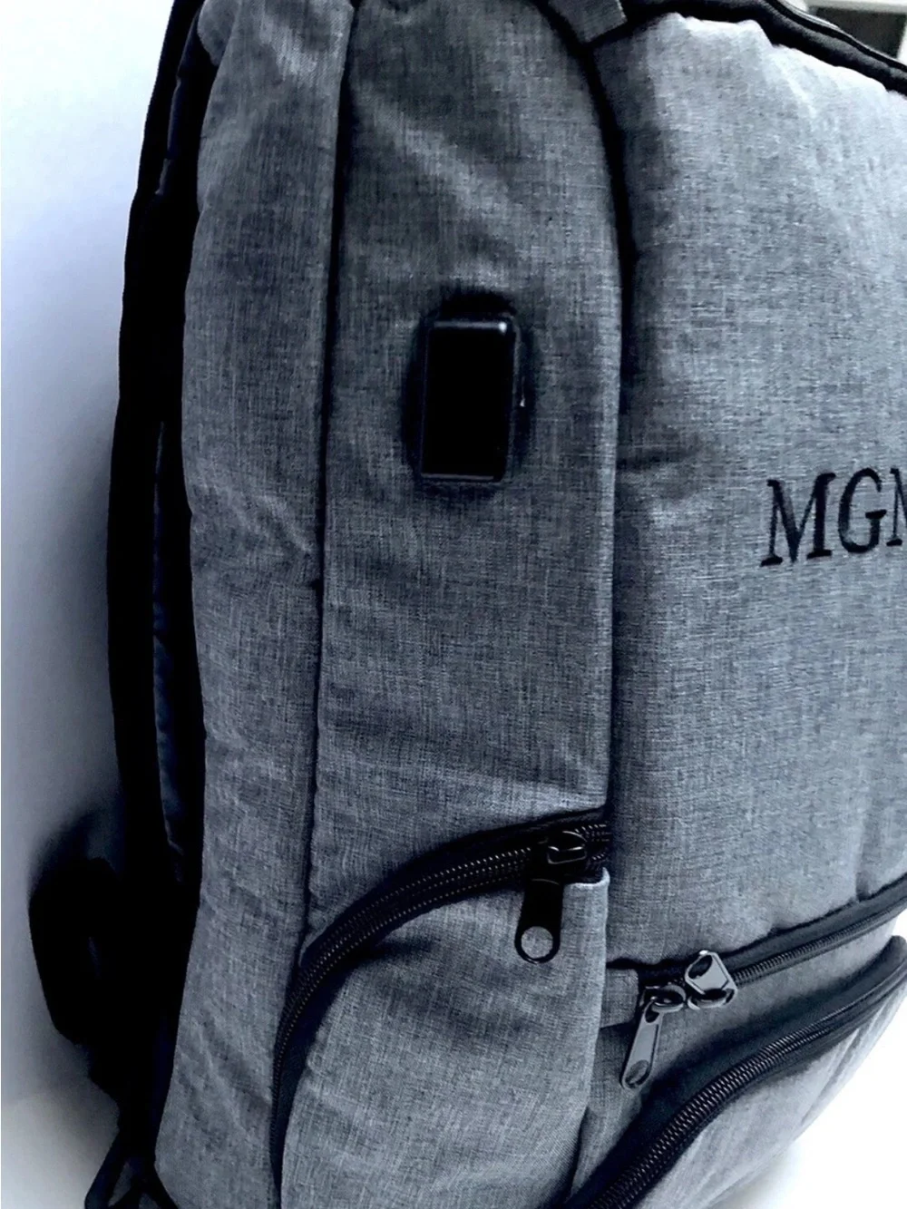 MGM Anti-Thief 19''x13 Laptop Backpack Waterproof USB Travel School Computer Bag